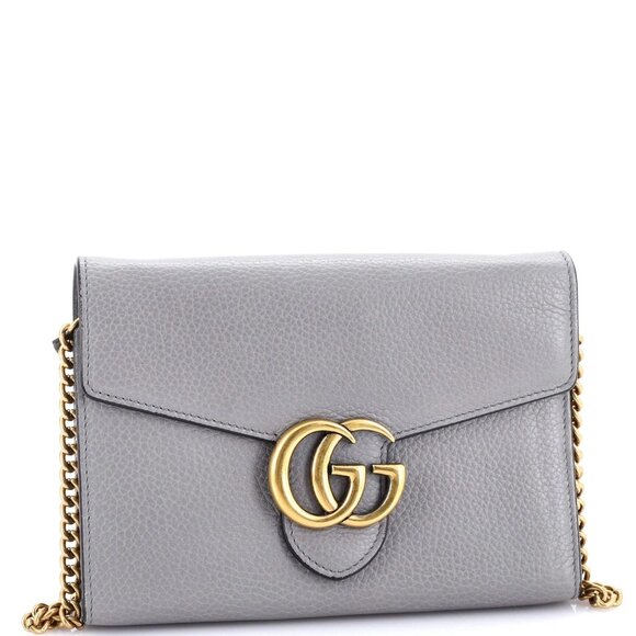 Gucci GG Marmont Chain Wallet Leather Mini reb-860-091725 - Picture 2 of 7